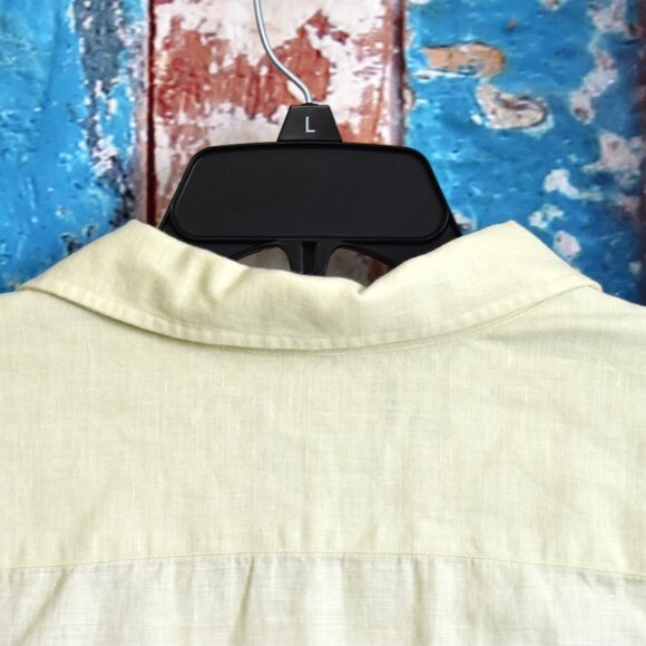 Men's Daniel Cremieux Short Sleeve Shirt Linen Italian Resort Cruise XLARGE Mult - Picture 7 of 8